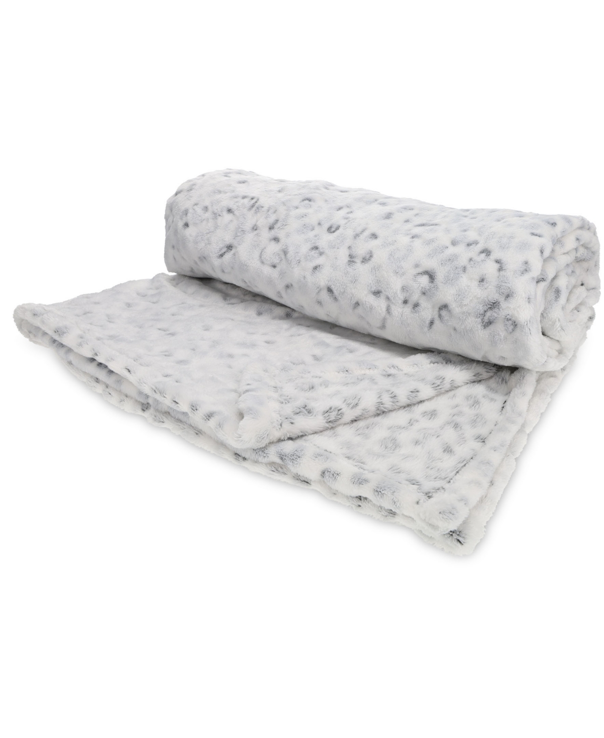 Rachel Rachel Roy Women's Gift Set with X-Band Plush Slipper and Cheetah Blanket Set