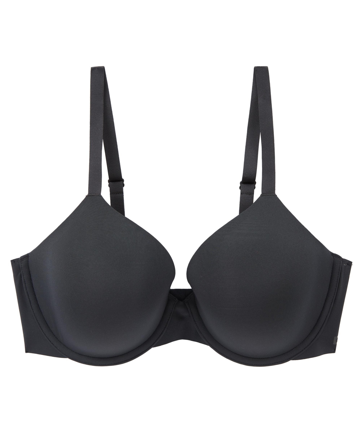 Dkny Smooth Essentials Underwire T-shirt Bra In Black