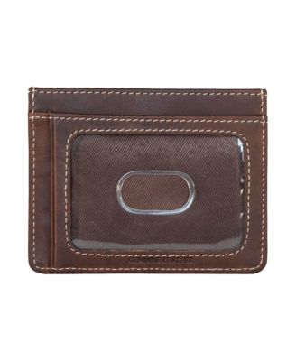 Men's Western Embossed Leather Card Case