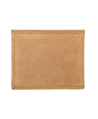 Men's Flag Embossed Leather Bifold Wallet