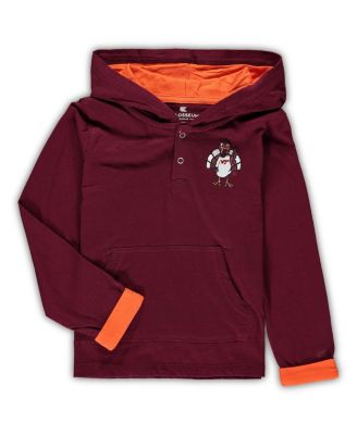 Toddler Boys Maroon, Heathered Gray Virginia Tech Hokies Poppies Hoodie and Sweatpants Set