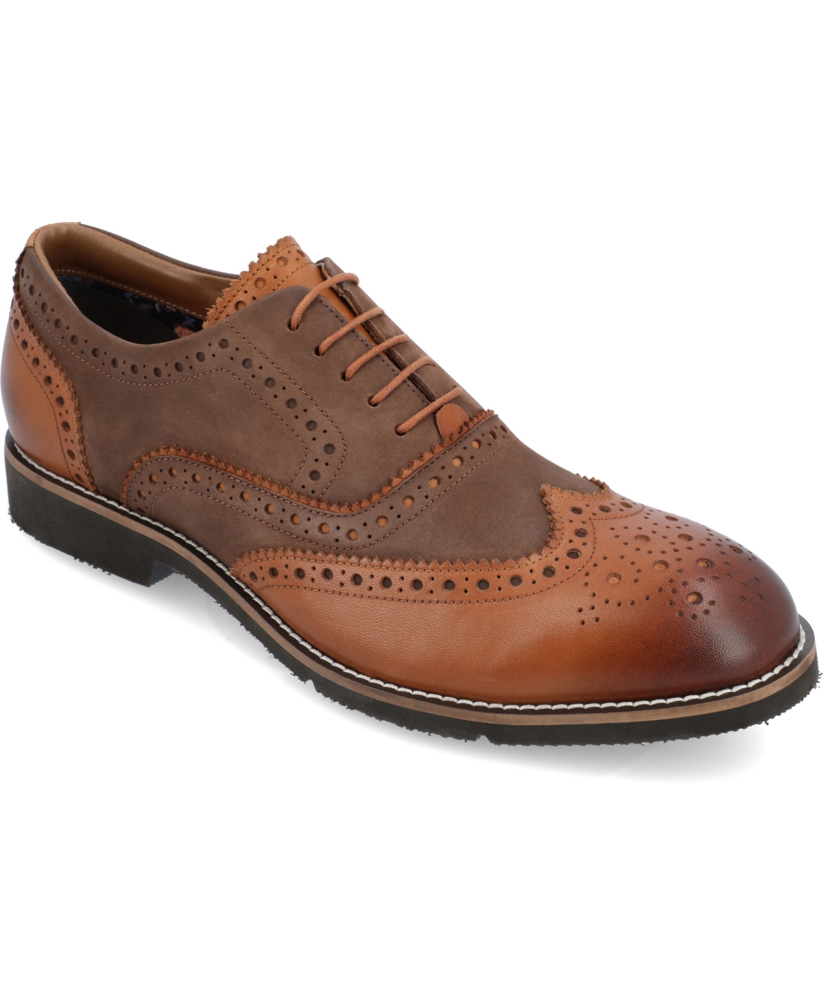 Thomas & Vine Men's Covington Tru Comfort Foam Wingtip Oxford Dress Shoes