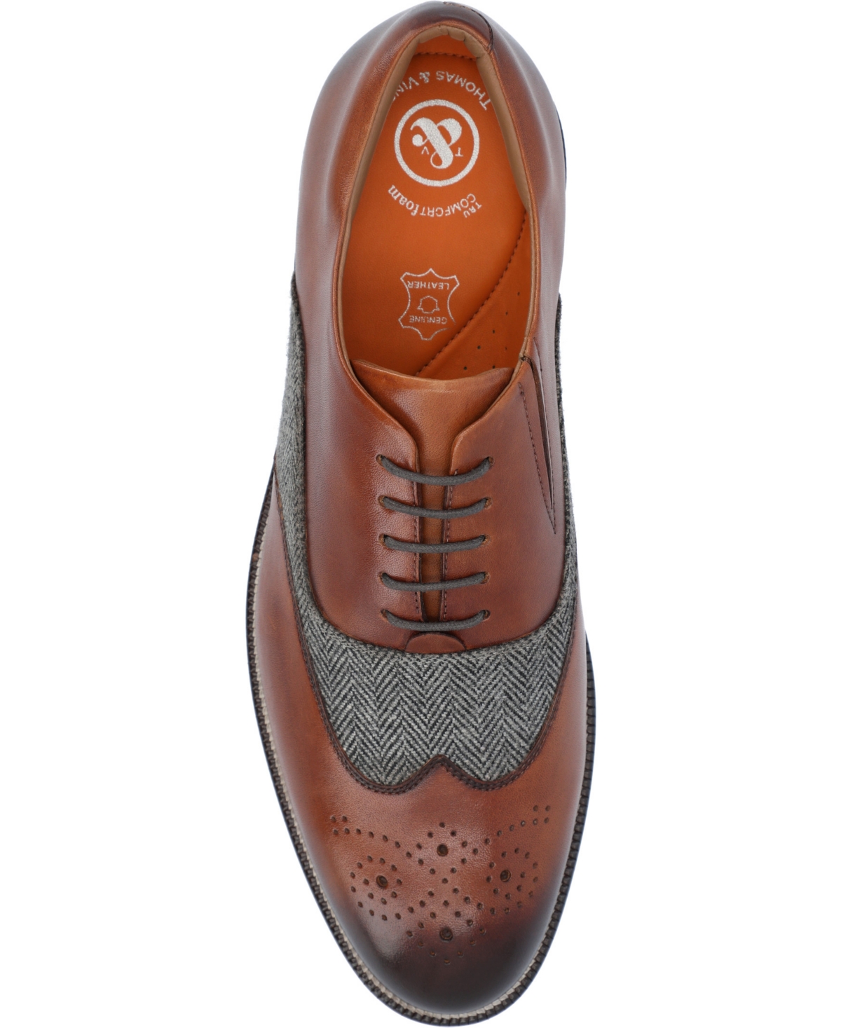 Thomas & Vine Men's Denzell Tru Comfort Foam Oxford Dress Shoes
