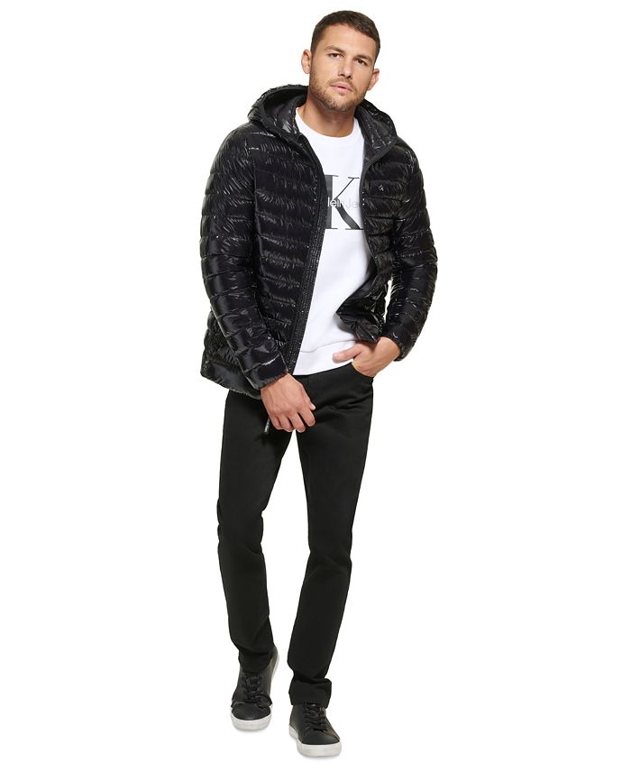 Calvin Klein Men's Hooded & Quilted Packable Jacket Macy's