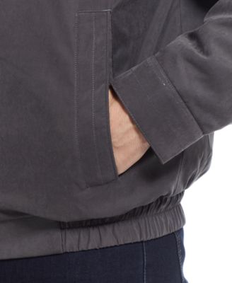 Men's Microfiber Poly Filled Bomber Jacket