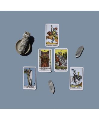 Guided Tarot Box Set: Illustrated Book & Rider Waite Smith Tarot Deck by Stefanie Caponi