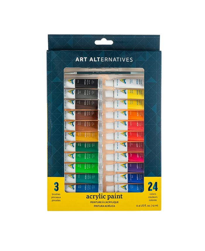 Art Alternatives Economy Acrylic Paint Color Tubes 24 Piece Set Macy's