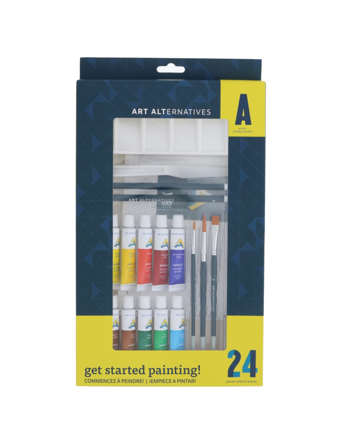 Get Started Acrylic Paint 24 Piece Set - Multi