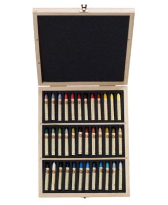 Sennelier Oil Pastel Wood Box 36 Piece Color Set