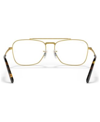 Unisex Square Eyeglasses, RX3636V58-O