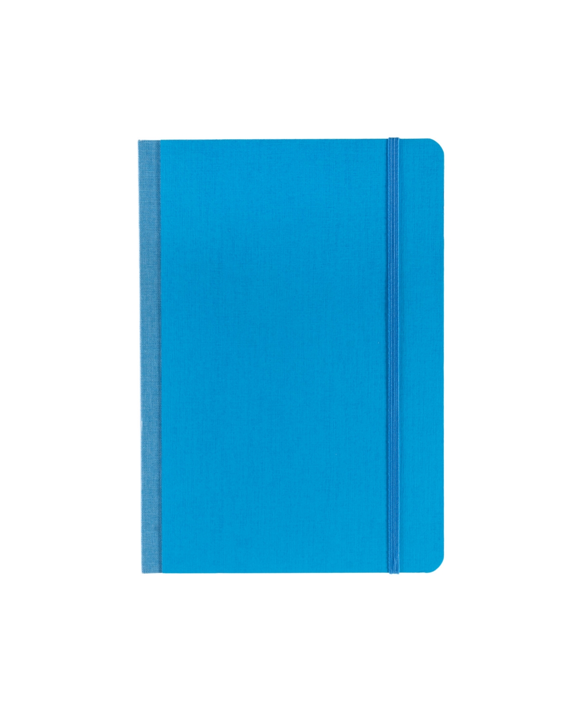 Ecoqua Plus Fabric Bound Lined A5 Notebook, 5.8" x 8.3" - Blue