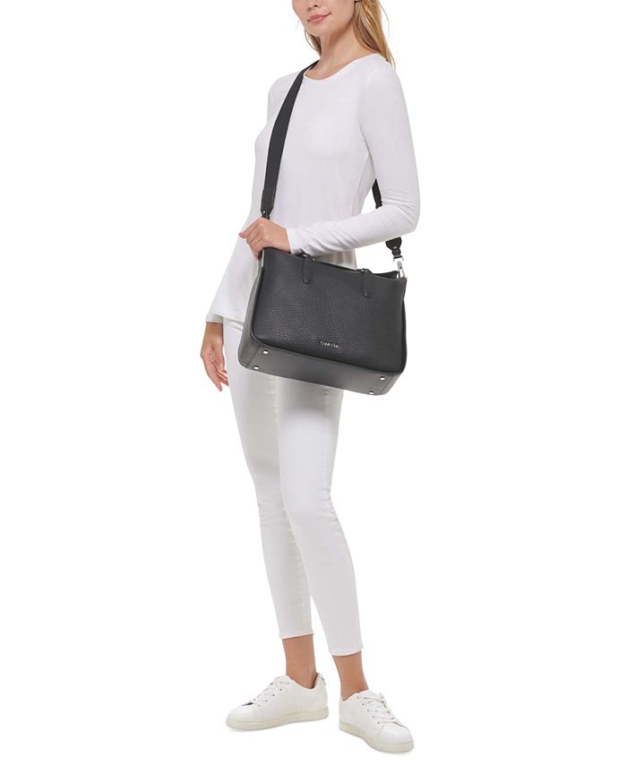Calvin Klein Fay Convertible Tote Bag - Macy's