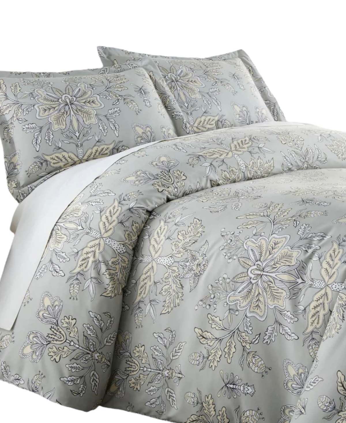 Southshore Fine Linens Vintage-Like Garden Down Alternative 3 Piece Comforter Set,