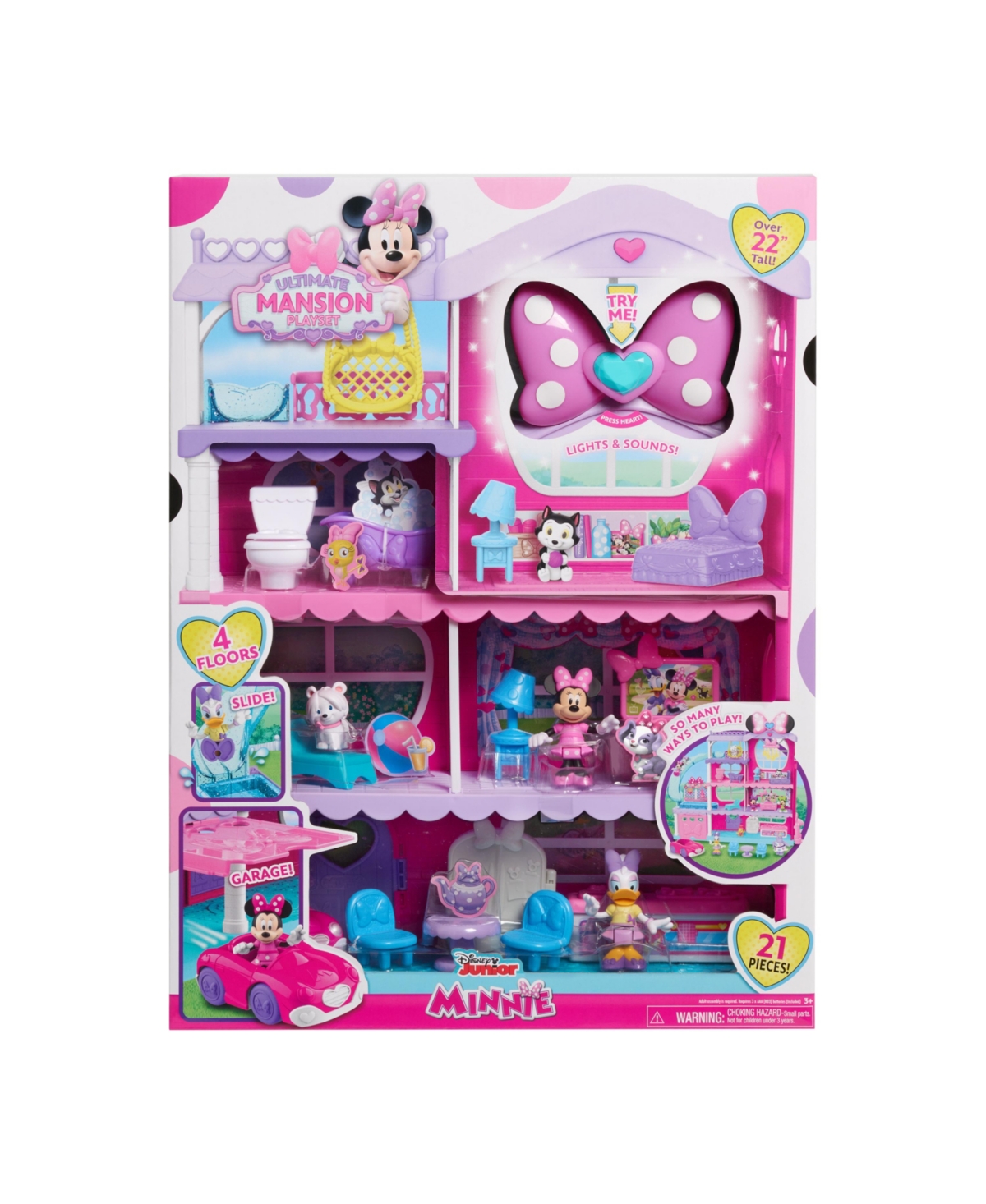 Minnie Mouse Kids' Ultimate Mansion Playset In Multi | ModeSens