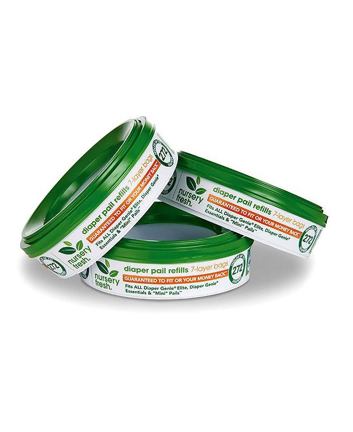 Munchkin resh Refill Rings for Diaper Genie and Diaper Pails, 3 Pack