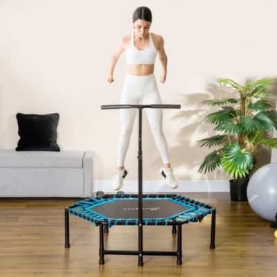 48" Foldable Trampoline Outdoor Bungee Exercise Fitness Jumper,
