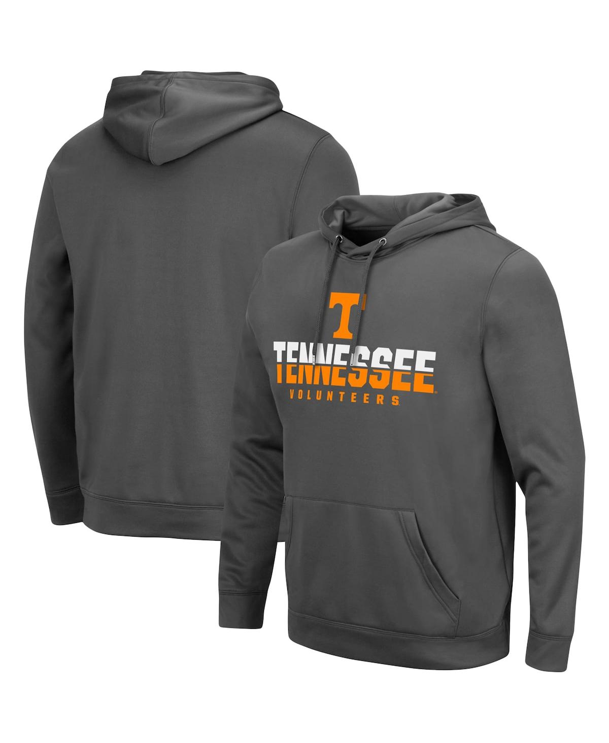 Colosseum Men's  Charcoal Tennessee Volunteers Lantern Pullover Hoodie In Charcoal