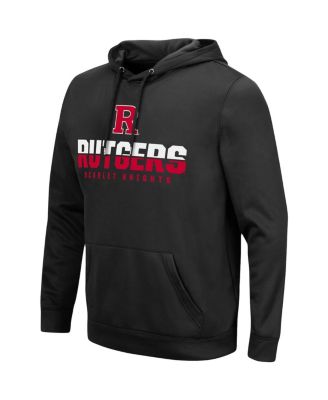 Men's Black Rutgers Scarlet Knights Lantern Pullover Hoodie