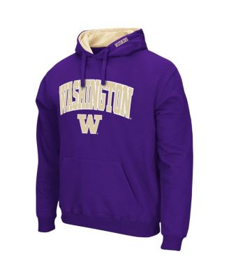 Men's  Washington Huskies Arch & Logo 3.0 Pullover Hoodie