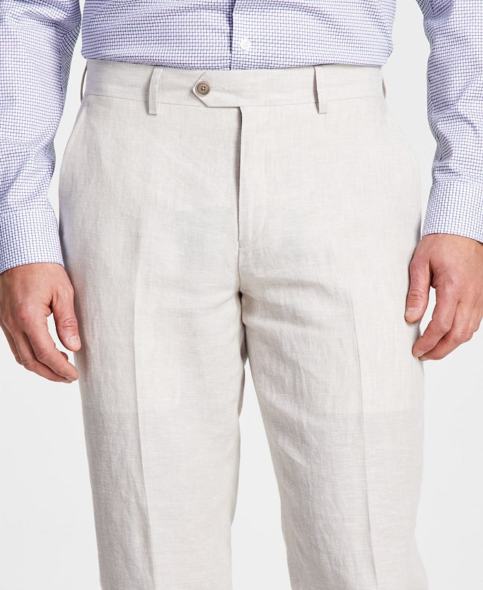 Bar III Men's Slim-Fit Linen Suit Pants, Created for Macy's - Macy's