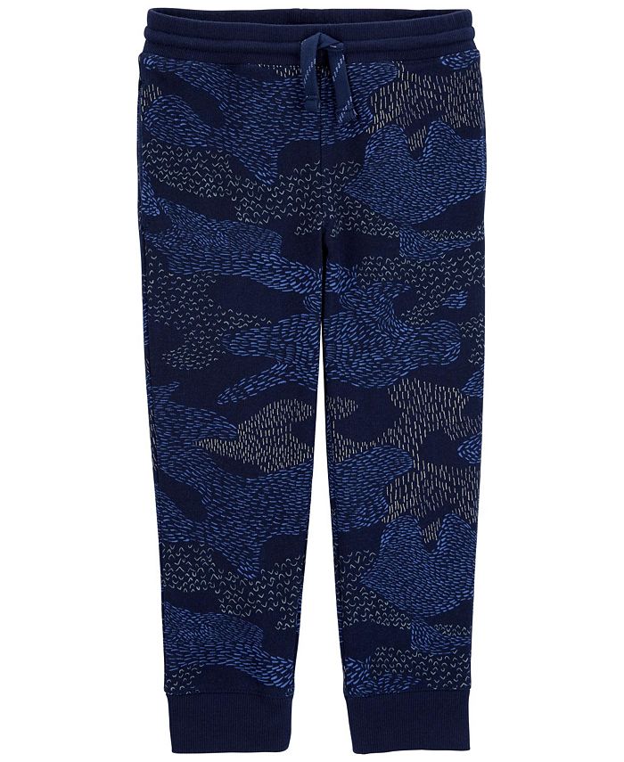 Carter's Toddler Boys Camo Pull-On French Terry Joggers - Macy's