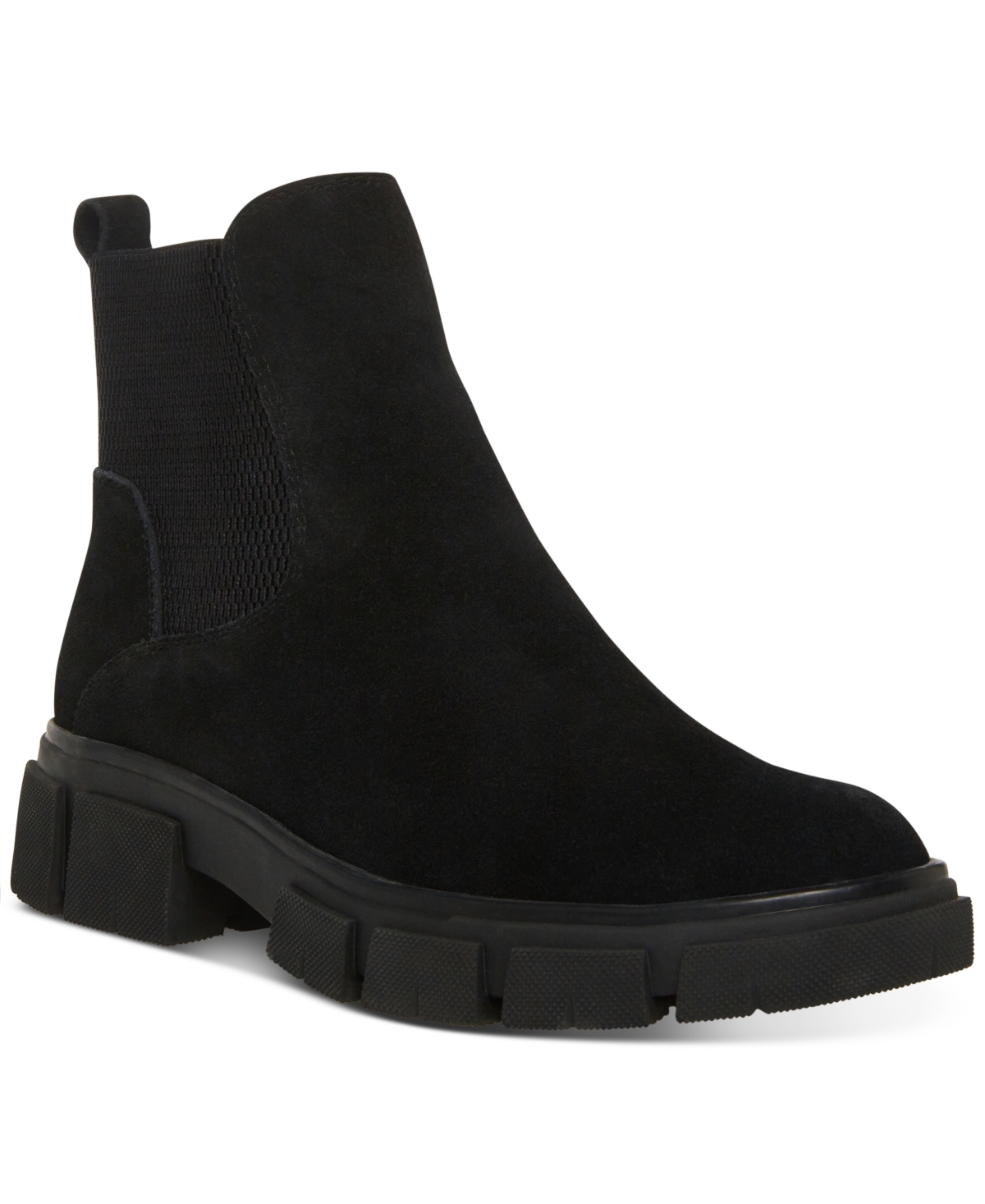Aqua College Women's Priya Chelsea Boots, Created For Macy's Women's Shoes In Black Sued