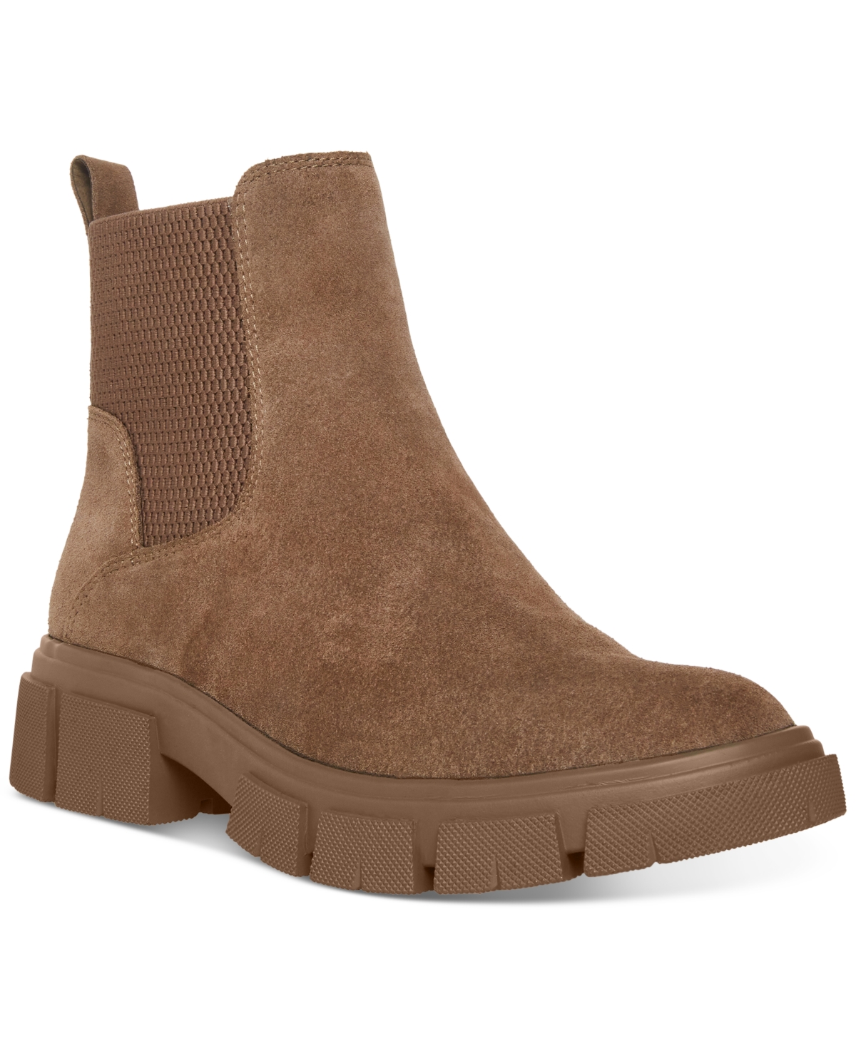 Aqua College Women's Priya Chelsea Boots, Created For Macy's Women's Shoes In Dark Taupe