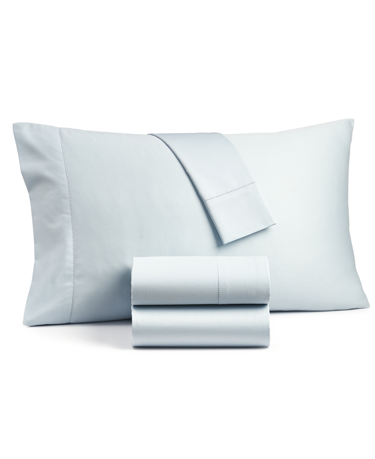 Charter Club Solid 550 Thread Count 100% Cotton Pillowcase Pair, Standard, Created For Macy's In Vapor