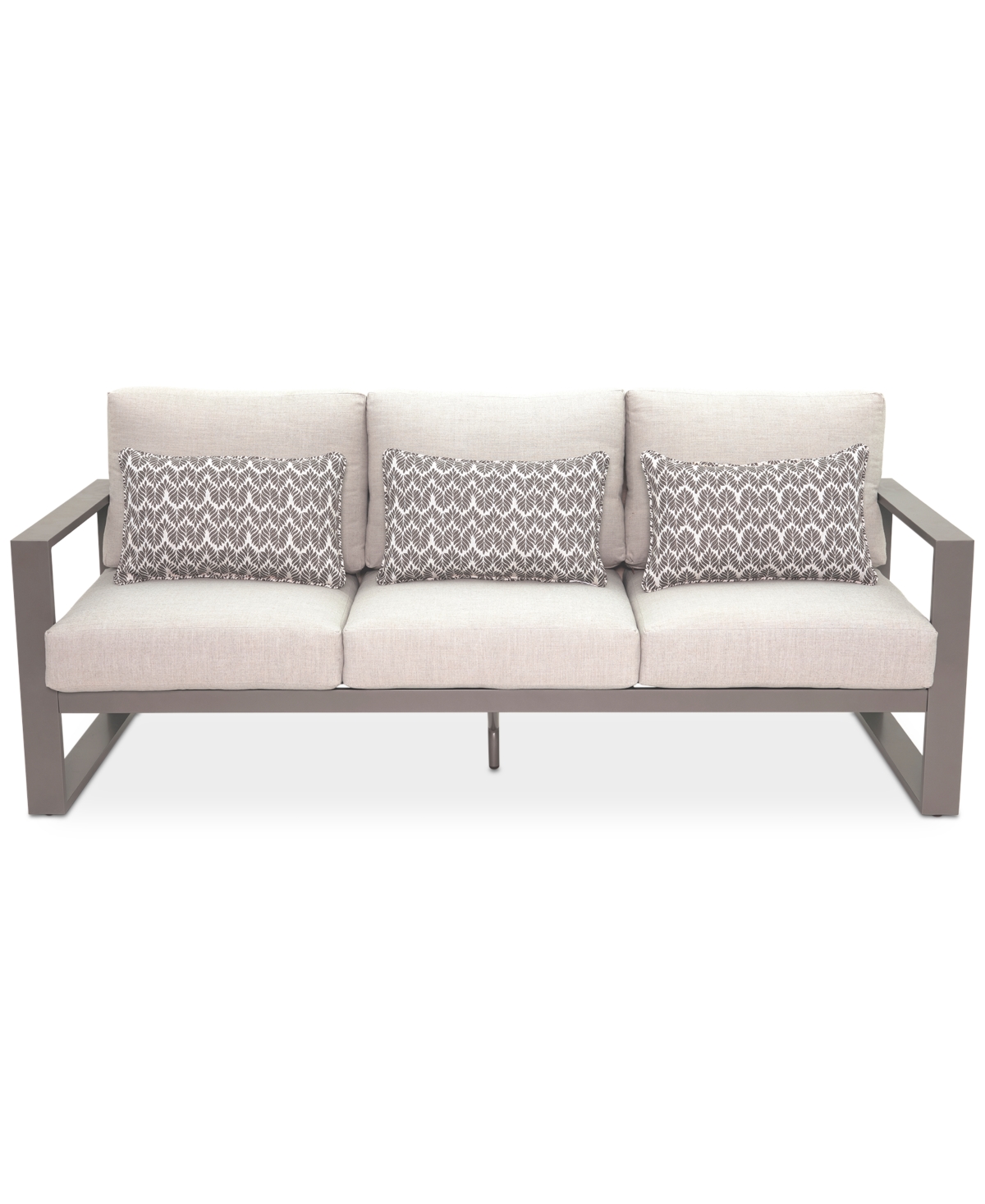 Agio St Kitts Outdoor Sofa In Lifeguard Oyster