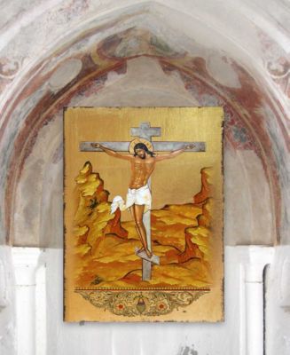 Crucifixion Holiday Religious Monastery Icons