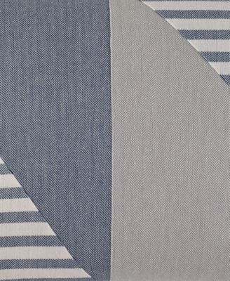 Fairwater Yarn Dye Cotton Decorative Pillow, 14" X 20"