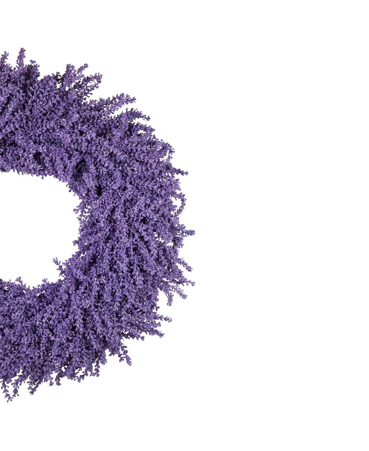 Northlight 28in Lavender Artificial Floral Spring Wreath In Purple
