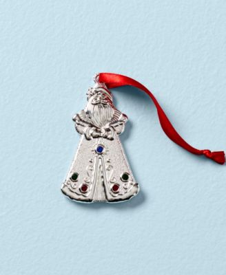 Jeweled Santa Ornament