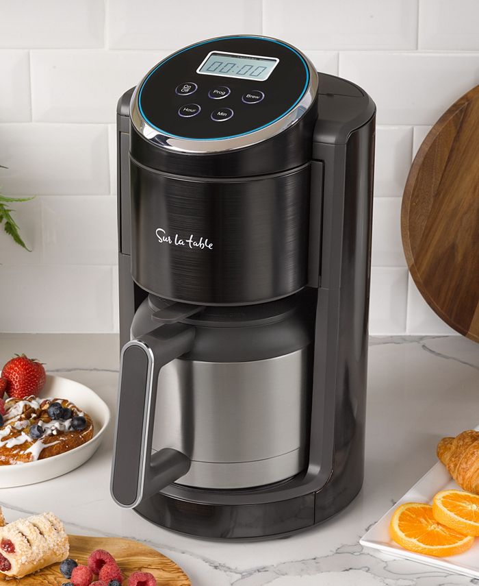 Sur La Table 12 Cup Automatic Drip Coffeemaker with Thermal Carafe - Gray