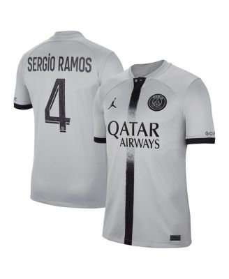 Men's Nike Sergio Ramos Black Paris Saint-Germain 2022/23 Away