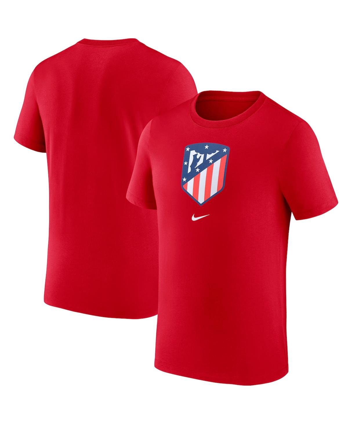 NIKE MEN'S NIKE RED ATLETICO DE MADRID CREST T-SHIRT