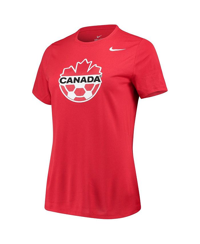 Nike Women's Red Canada National Team Federation Crest Legend