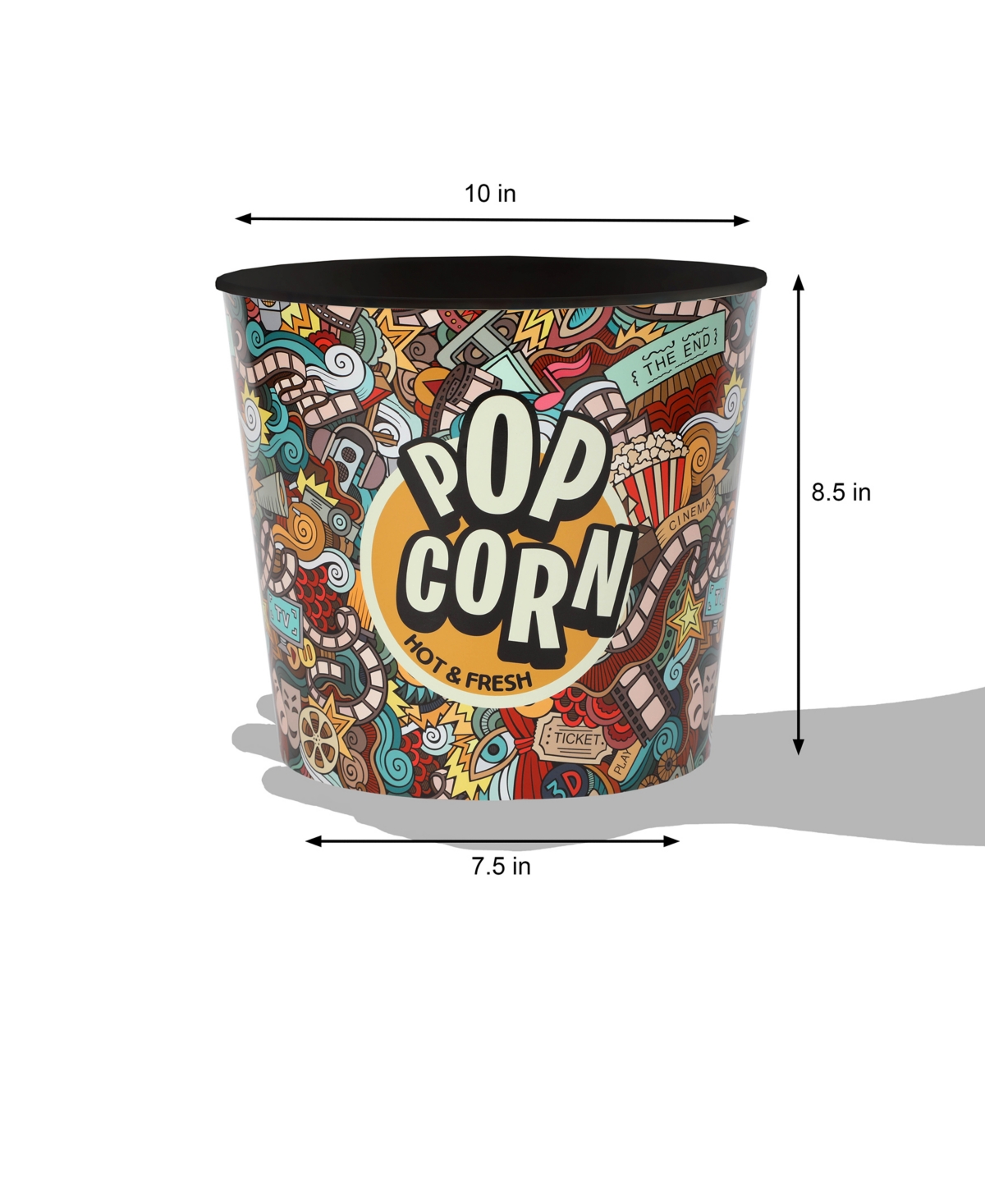 Wabash Valley Farms Pop and Color Party Pack with Serving Tub 10 Piece, Set