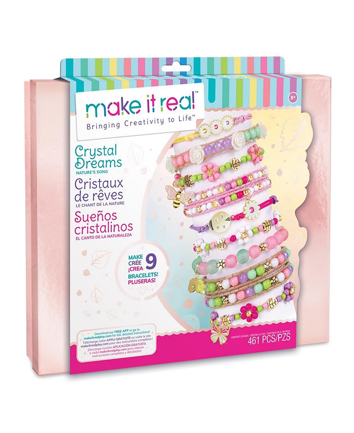 Make It Real Crystal Dreams Nature's Song Do It Yourself Bracelet Kit -  Macy's