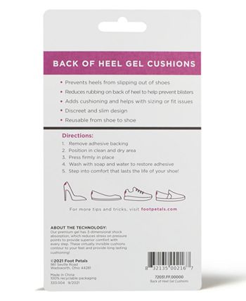 Back of sale heel gel cushions