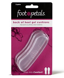 Fancy Feet by Back of Heel Gel Cushions Shoe Inserts 3 Pairs 