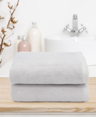 Ediree Turkish Cotton 2 Piece Hand Towels Set