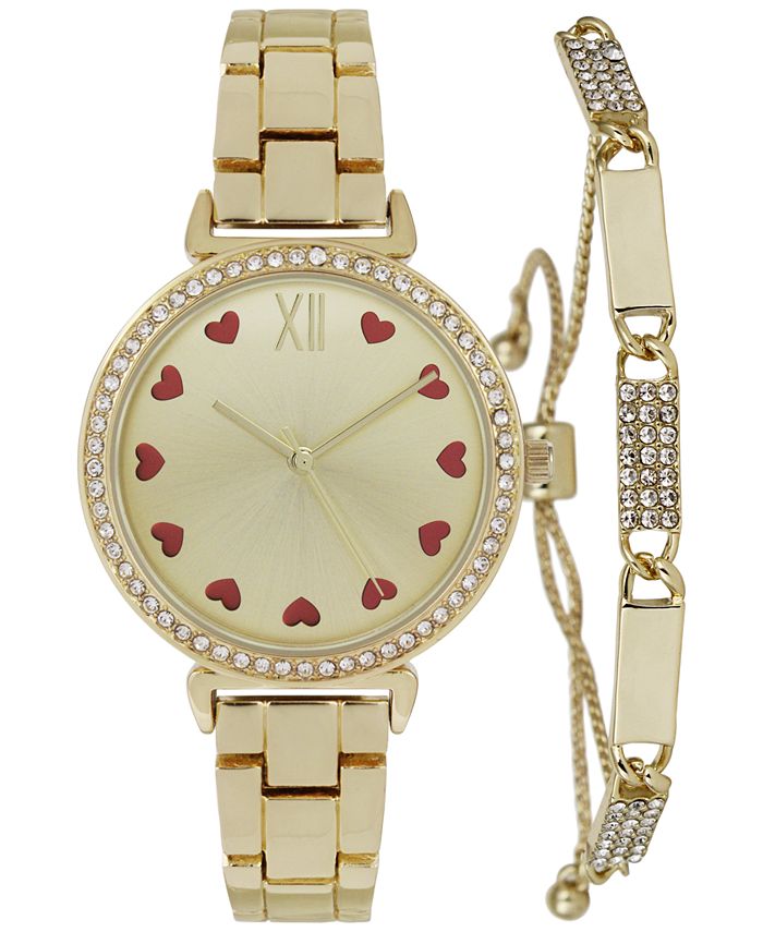 Macy's watch and outlet bracelet set