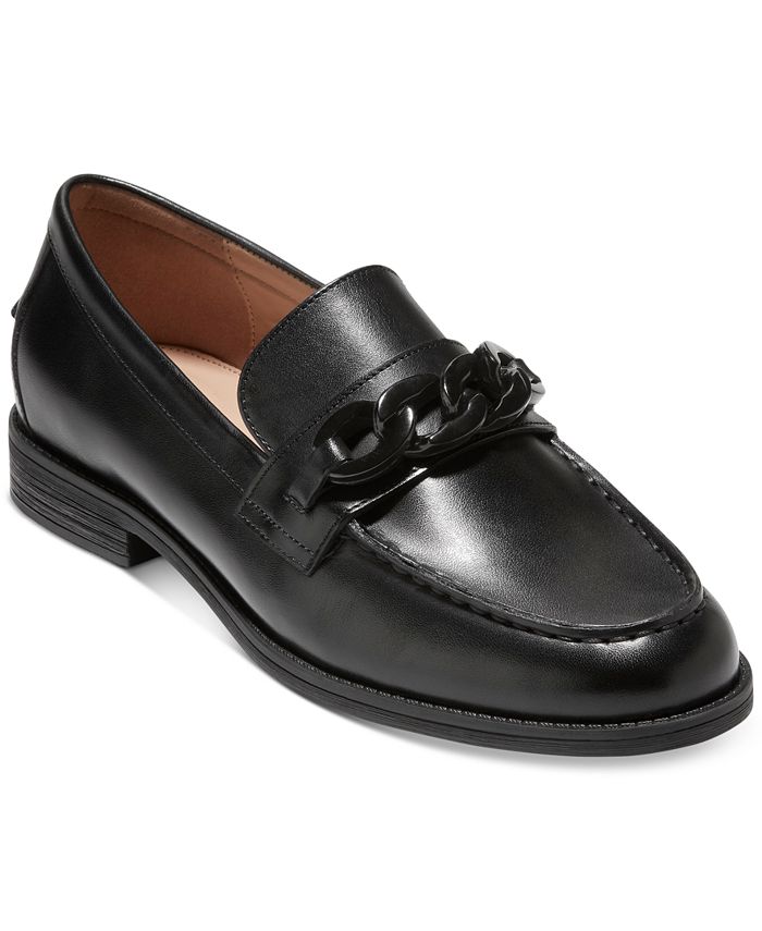 Cole Haan Women's Stassi Chain Loafer Flats - Macy's