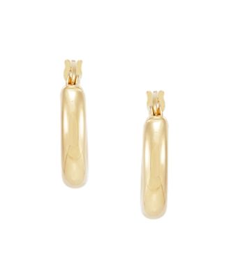 Giani Bernini Polished Tube Hoop Earrings, 15mm, Created for Macy's