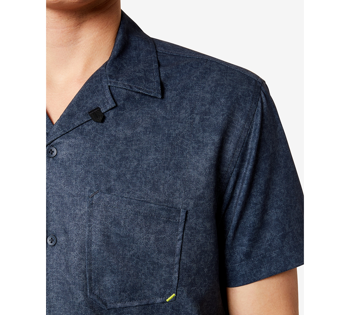 Kenneth Cole Men's Performance Short-Sleeve Resort Camp Shirt