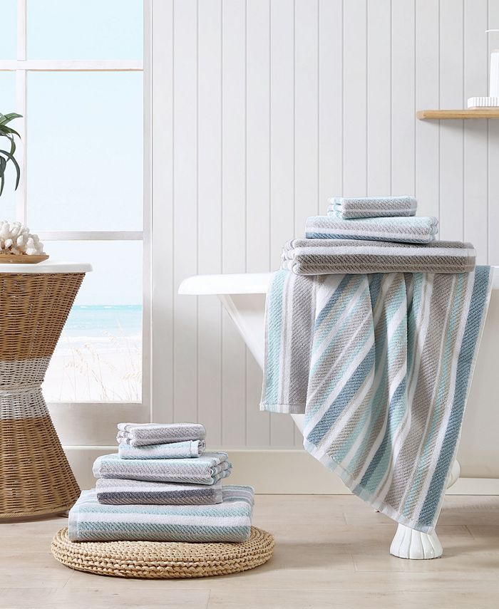 Tommy Bahama Home Tommy Bahama Ocean Bay Stripe Shark 3Pc. Towel Set