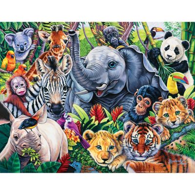 MasterPieces World of Animals - Safari Friends 100 Piece Jigsaw Puzzle