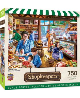 Baby Fanatics Love Is Sweet 750-Piece Jigsaw Puzzle - Colorful Shopkeepers Scene, Family Puzzle Fun