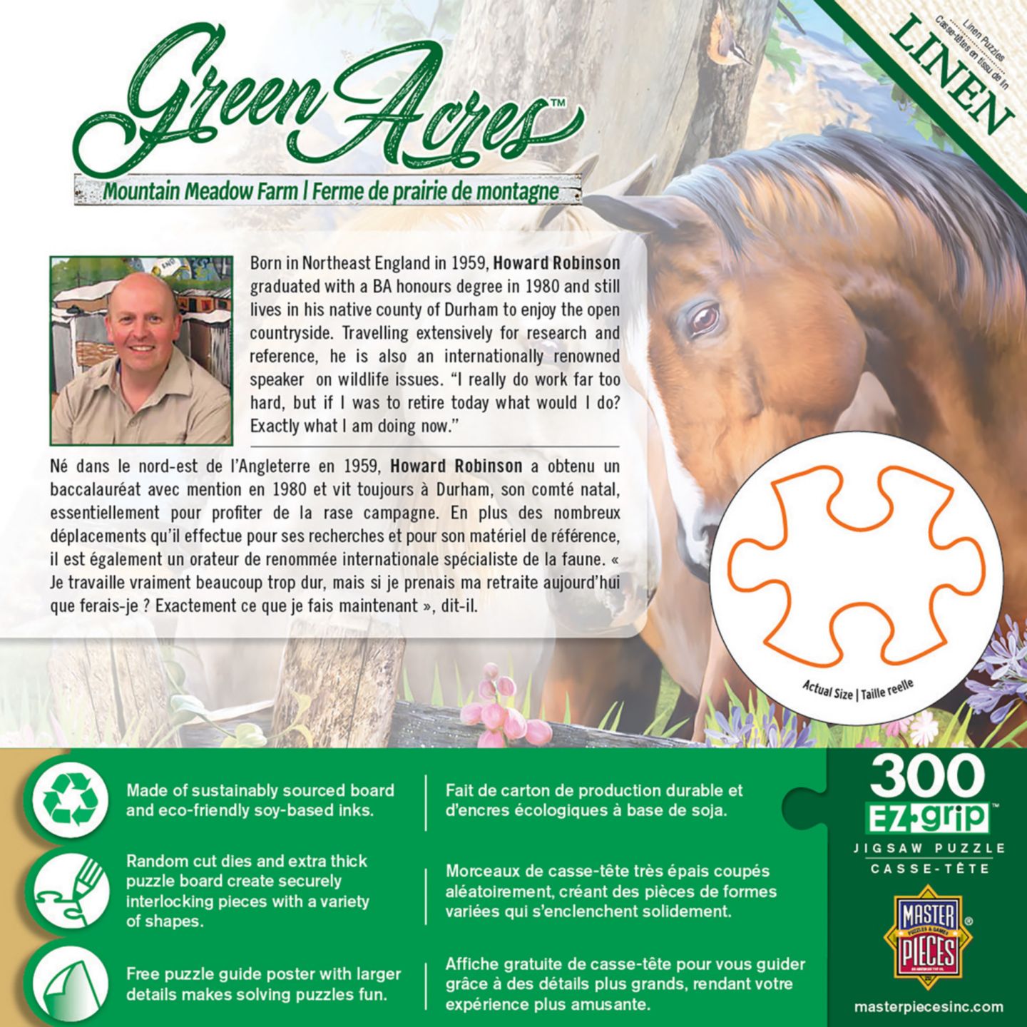 Детские игрушки Masterpieces Green Acres - Mountain Meadow Farm 300-Piece Puzzle, Ages 11+, цвет: Разноцветный — фото 3